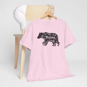 Flowery Mama Bear T-Shirt