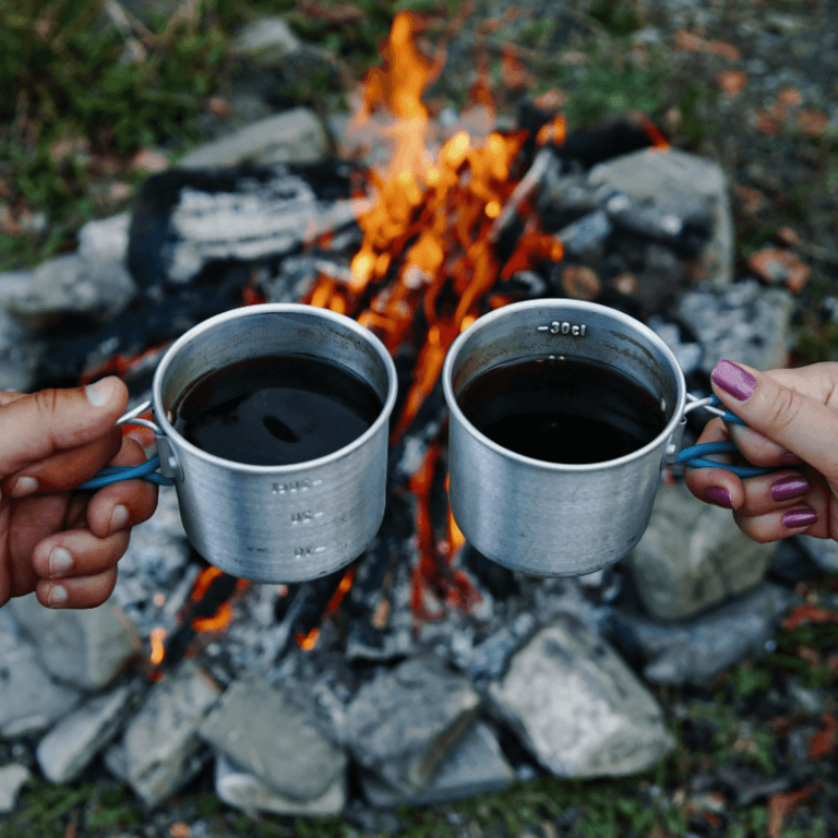coffee while camping