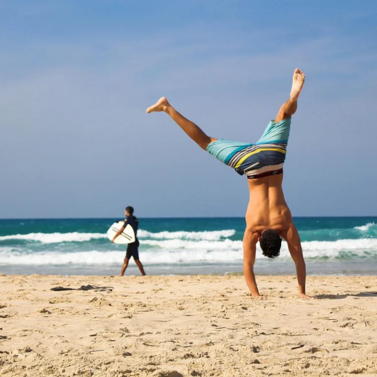 Strength training outside