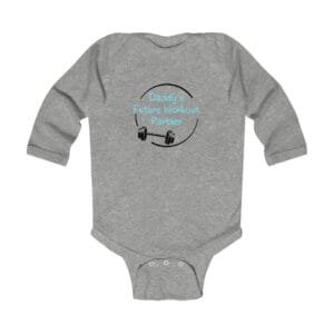 Daddys Future Workout Partner Infant Long Sleeve Onesie