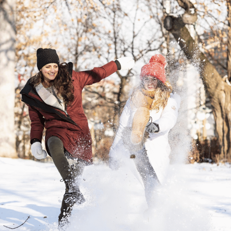 outdoor layering for women in winter