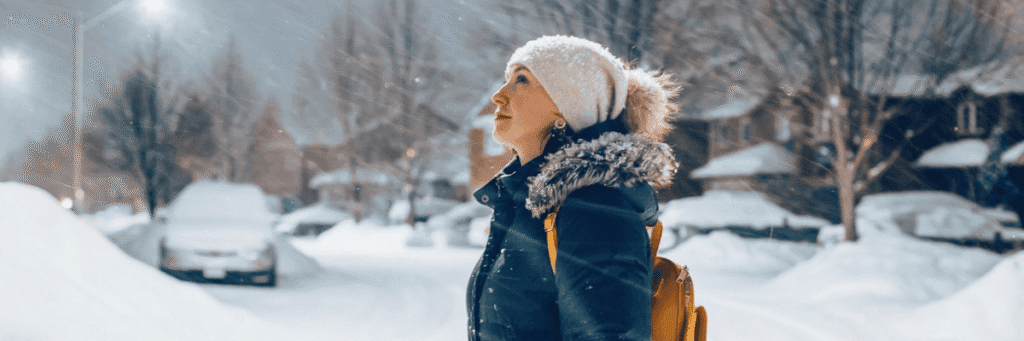 outdoor layering for women in winter