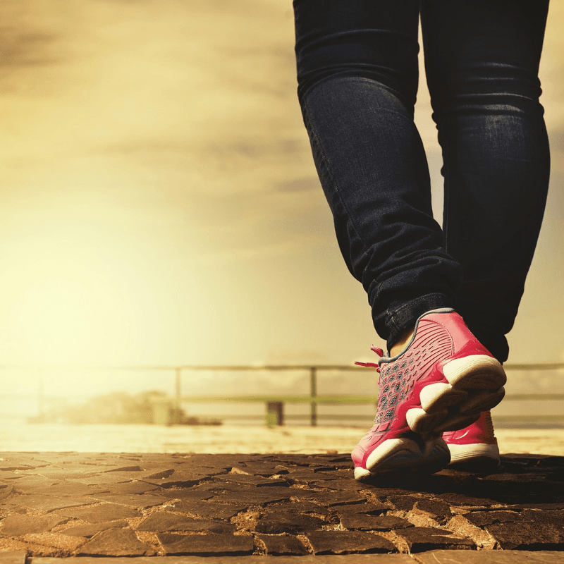 walking during running